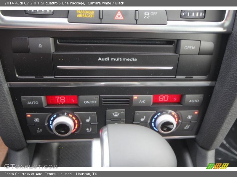 Carrara White / Black 2014 Audi Q7 3.0 TFSI quattro S Line Package