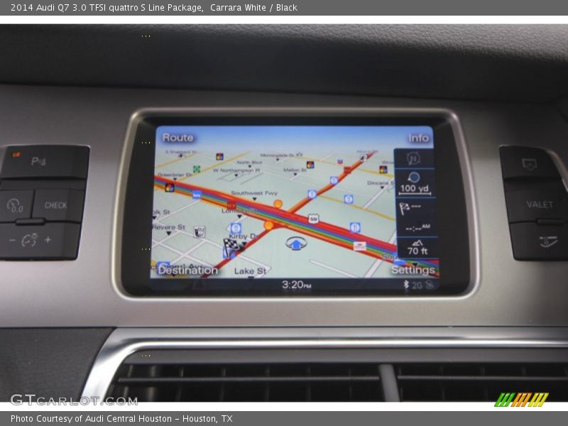 Carrara White / Black 2014 Audi Q7 3.0 TFSI quattro S Line Package