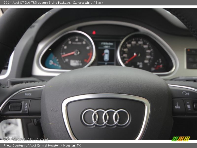 Carrara White / Black 2014 Audi Q7 3.0 TFSI quattro S Line Package