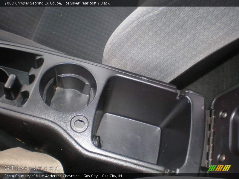 Ice Silver Pearlcoat / Black 2003 Chrysler Sebring LX Coupe