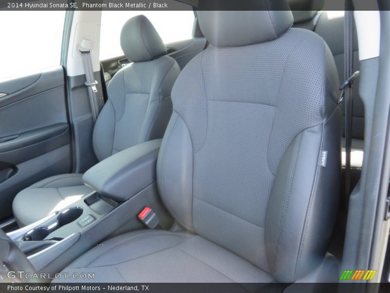 Phantom Black Metallic / Black 2014 Hyundai Sonata SE
