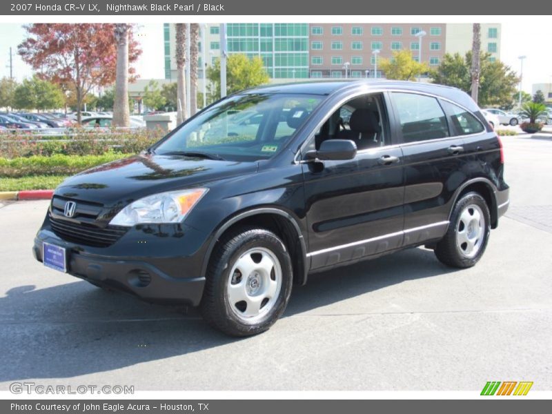 Nighthawk Black Pearl / Black 2007 Honda CR-V LX