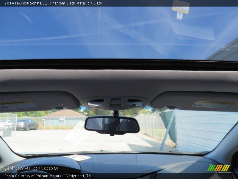 Phantom Black Metallic / Black 2014 Hyundai Sonata SE