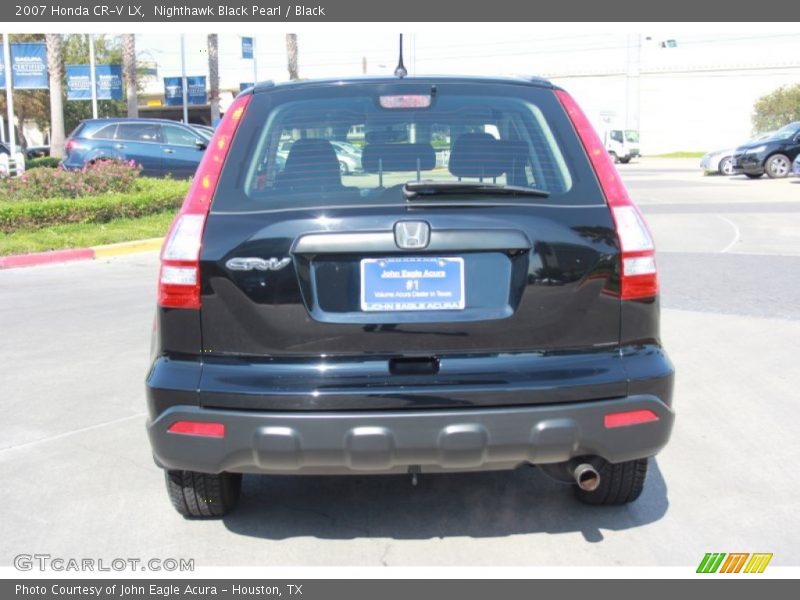 Nighthawk Black Pearl / Black 2007 Honda CR-V LX