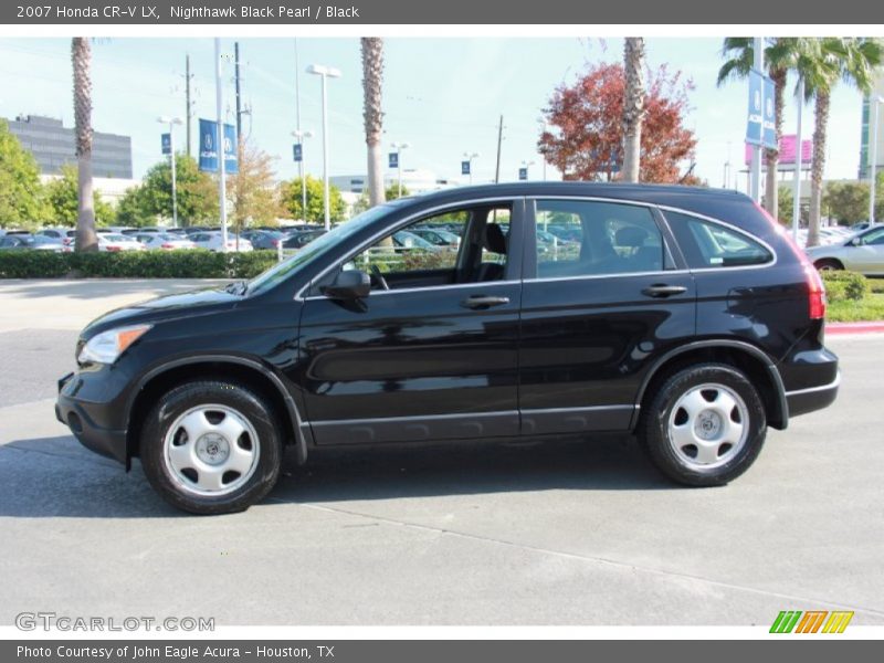 Nighthawk Black Pearl / Black 2007 Honda CR-V LX