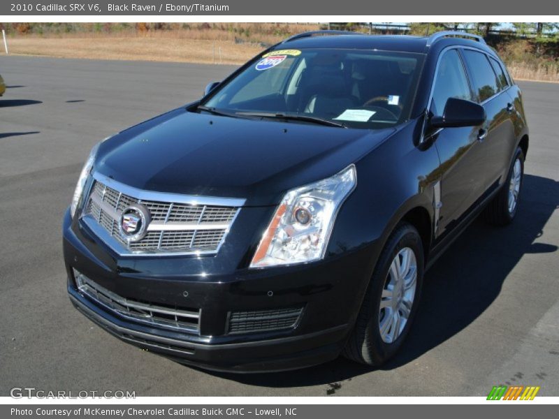 Black Raven / Ebony/Titanium 2010 Cadillac SRX V6