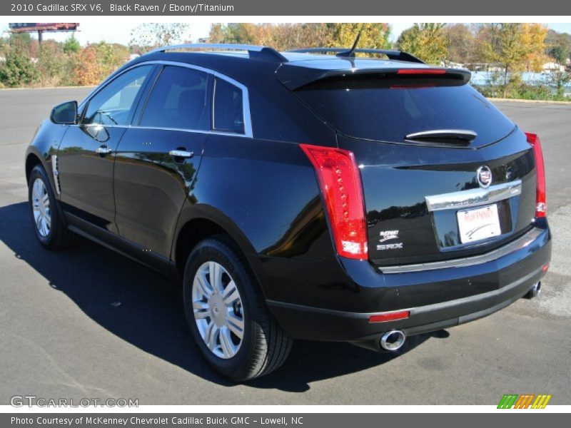 Black Raven / Ebony/Titanium 2010 Cadillac SRX V6