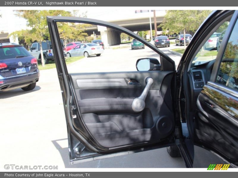 Nighthawk Black Pearl / Black 2007 Honda CR-V LX