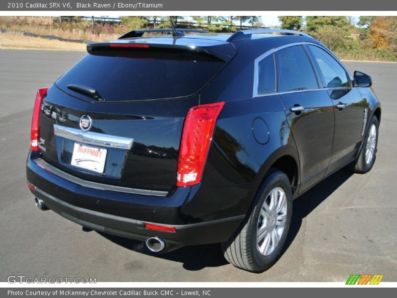 Black Raven / Ebony/Titanium 2010 Cadillac SRX V6
