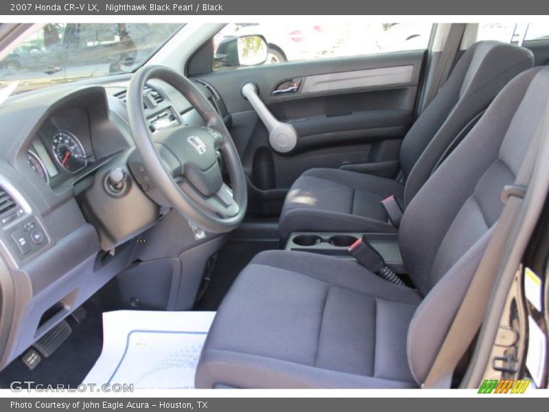 Nighthawk Black Pearl / Black 2007 Honda CR-V LX