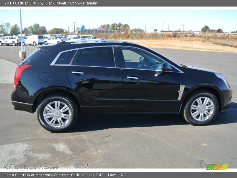 Black Raven / Ebony/Titanium 2010 Cadillac SRX V6