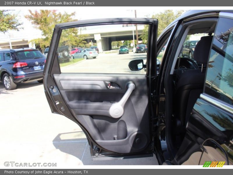 Nighthawk Black Pearl / Black 2007 Honda CR-V LX