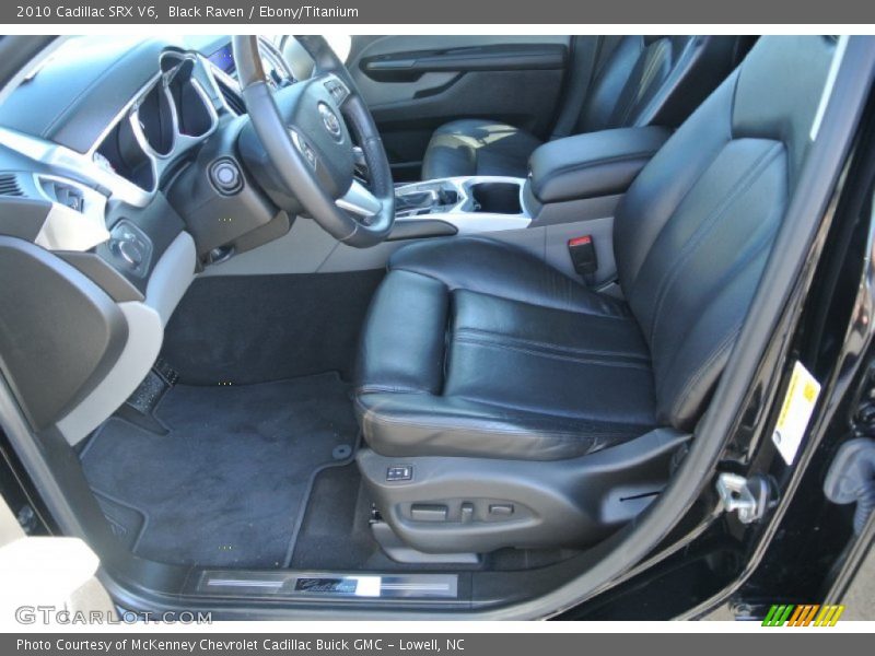 Black Raven / Ebony/Titanium 2010 Cadillac SRX V6