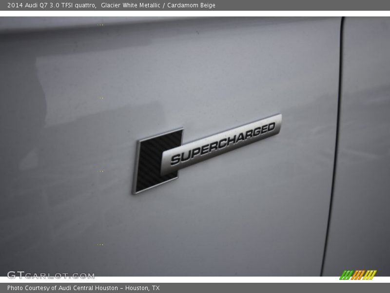 Glacier White Metallic / Cardamom Beige 2014 Audi Q7 3.0 TFSI quattro