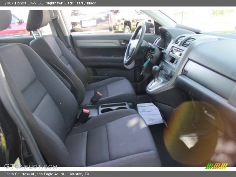 Nighthawk Black Pearl / Black 2007 Honda CR-V LX