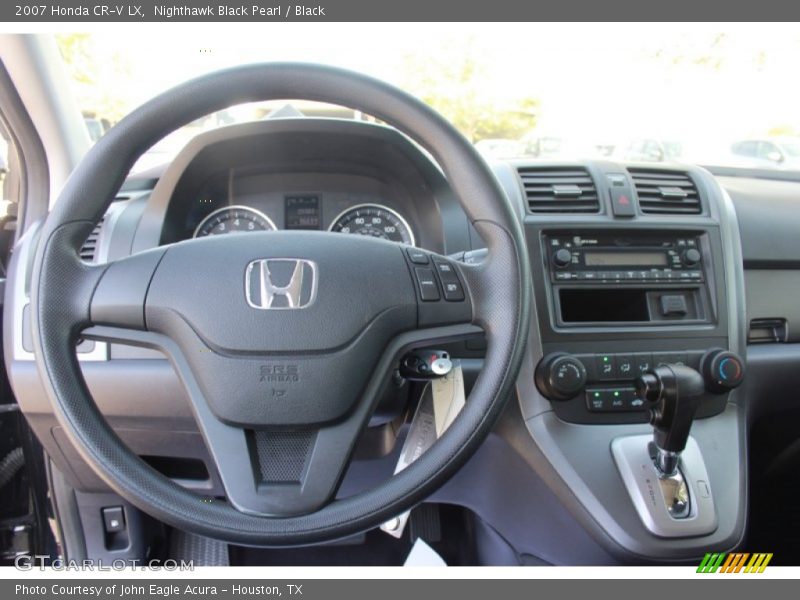Nighthawk Black Pearl / Black 2007 Honda CR-V LX