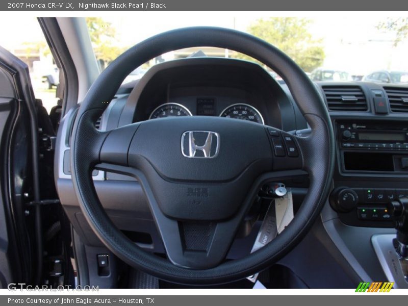 Nighthawk Black Pearl / Black 2007 Honda CR-V LX
