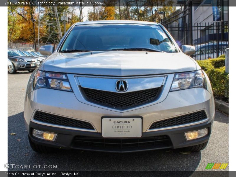 Palladium Metallic / Ebony 2011 Acura MDX Technology