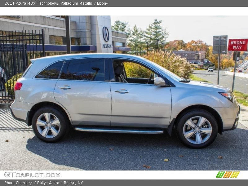 Palladium Metallic / Ebony 2011 Acura MDX Technology