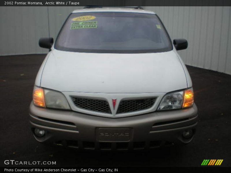 Arctic White / Taupe 2002 Pontiac Montana