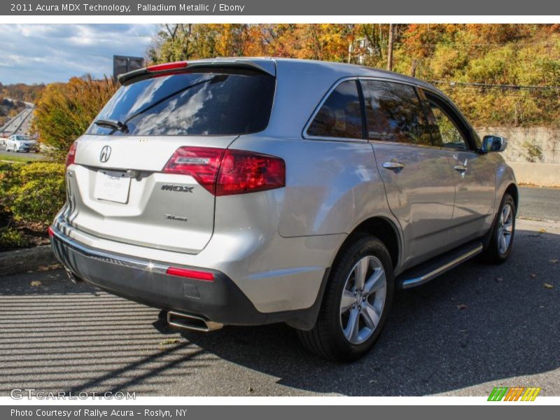 Palladium Metallic / Ebony 2011 Acura MDX Technology