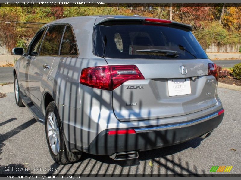 Palladium Metallic / Ebony 2011 Acura MDX Technology