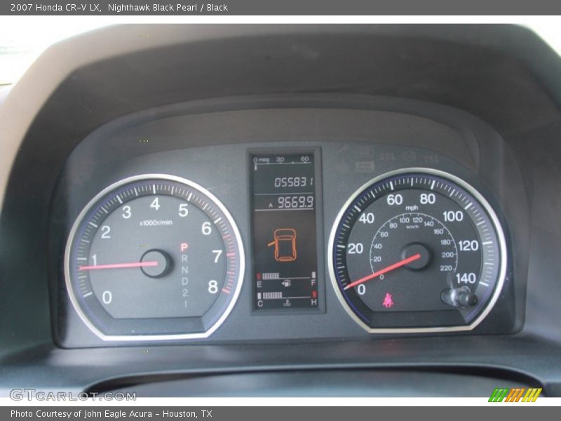 Nighthawk Black Pearl / Black 2007 Honda CR-V LX