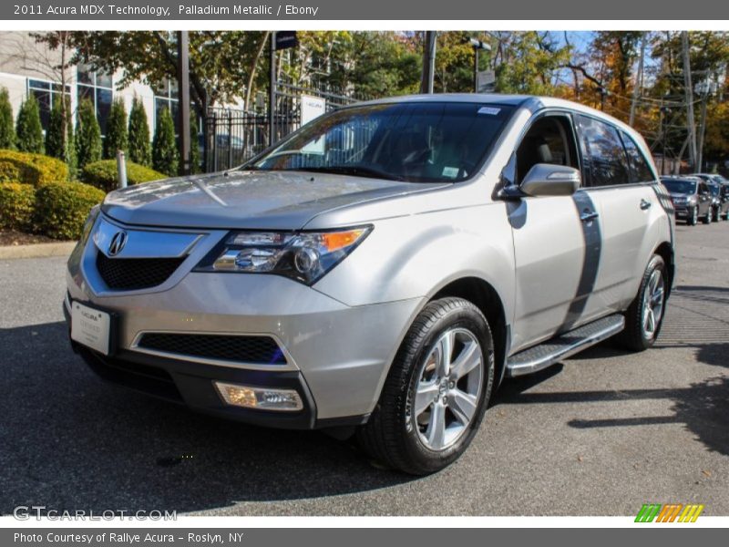 Palladium Metallic / Ebony 2011 Acura MDX Technology