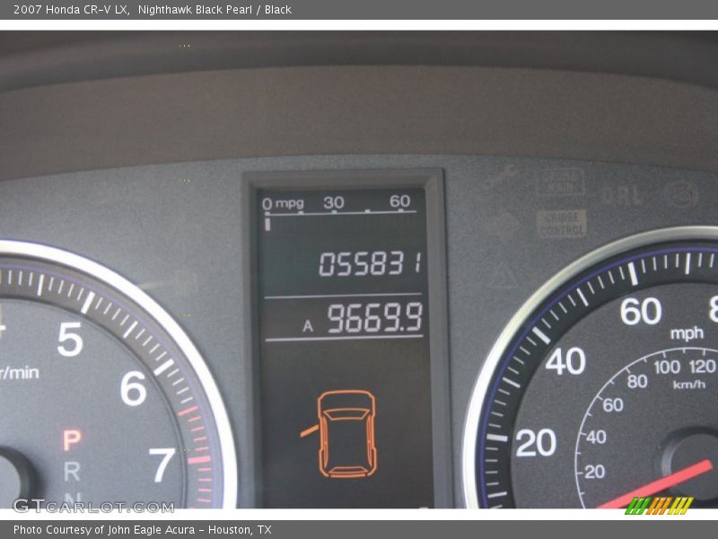 Nighthawk Black Pearl / Black 2007 Honda CR-V LX