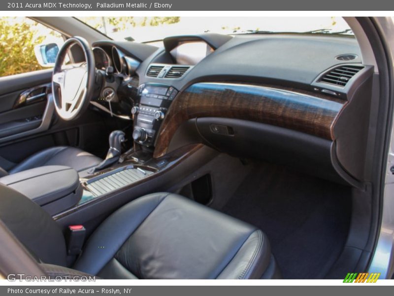 Palladium Metallic / Ebony 2011 Acura MDX Technology