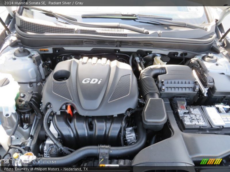 Radiant Silver / Gray 2014 Hyundai Sonata SE