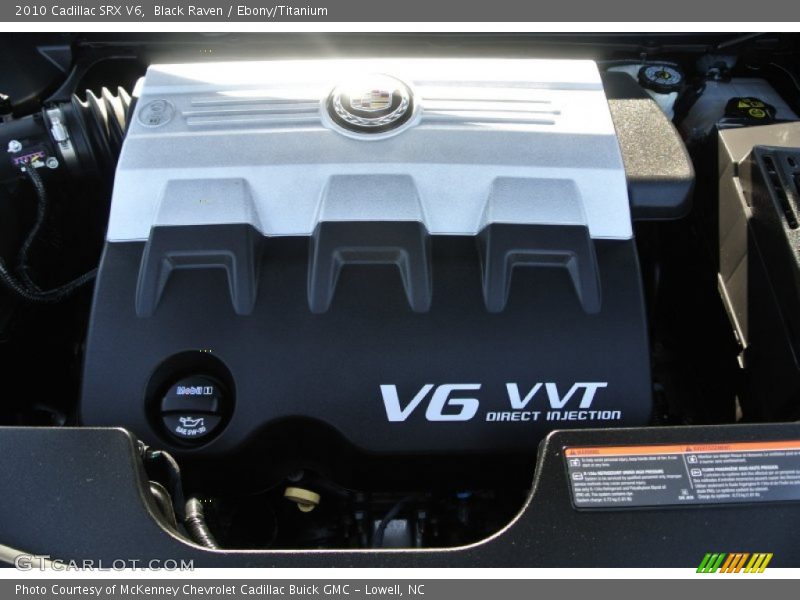 Black Raven / Ebony/Titanium 2010 Cadillac SRX V6