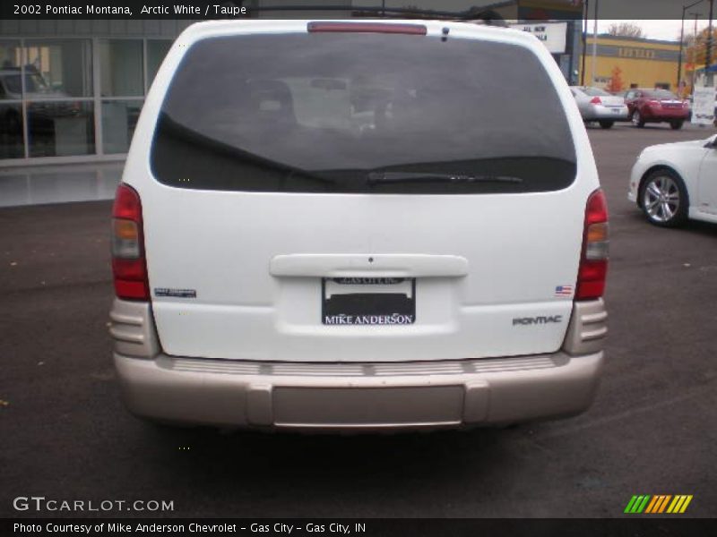 Arctic White / Taupe 2002 Pontiac Montana