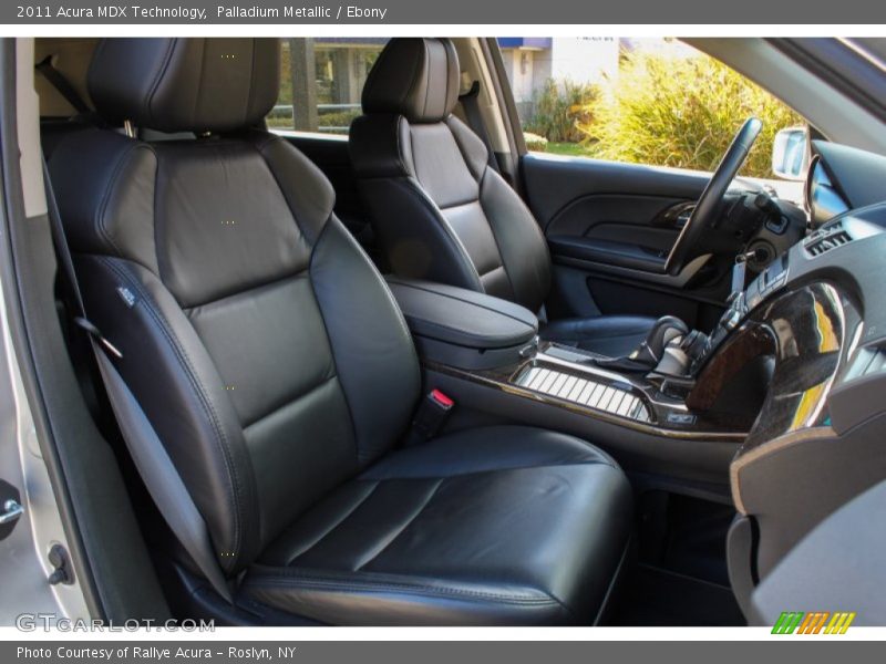 Palladium Metallic / Ebony 2011 Acura MDX Technology