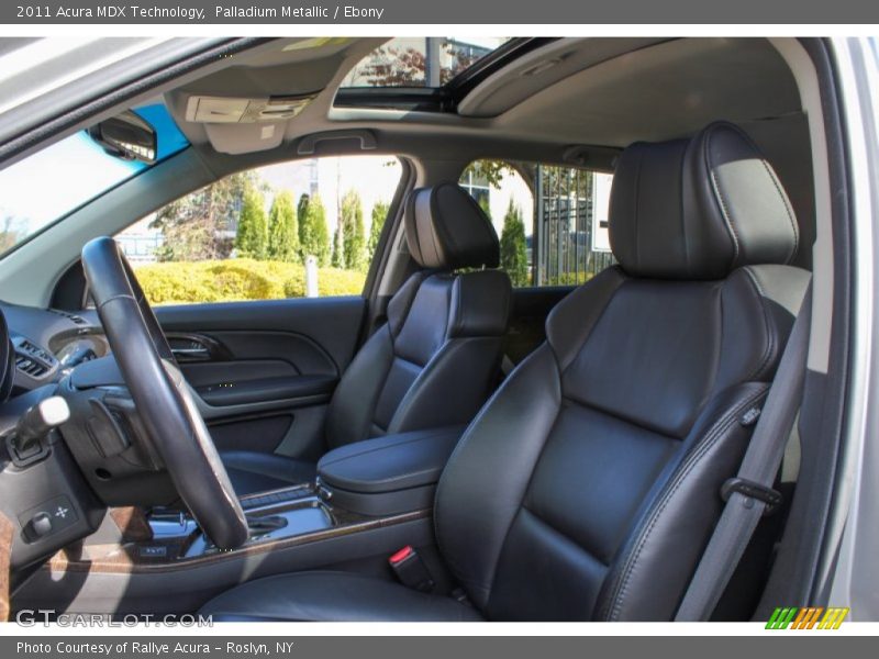 Palladium Metallic / Ebony 2011 Acura MDX Technology