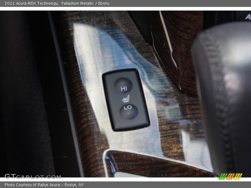Palladium Metallic / Ebony 2011 Acura MDX Technology