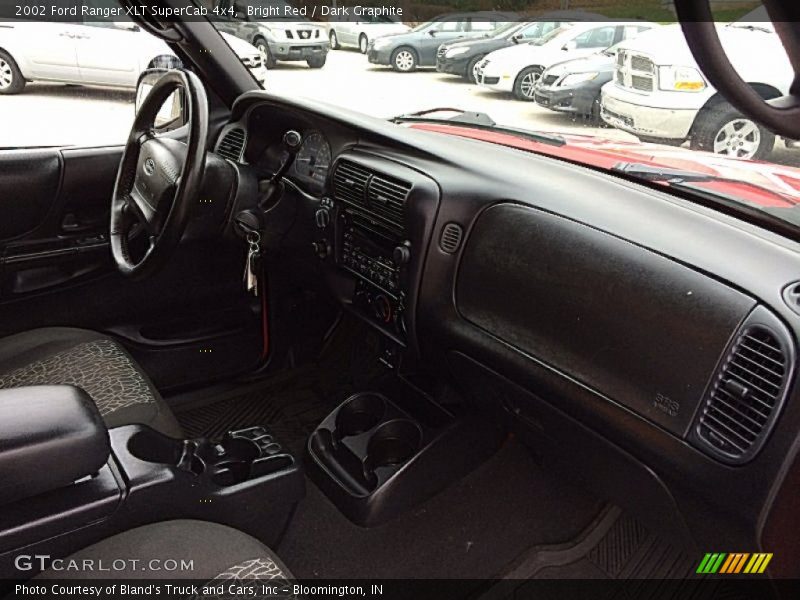 Bright Red / Dark Graphite 2002 Ford Ranger XLT SuperCab 4x4