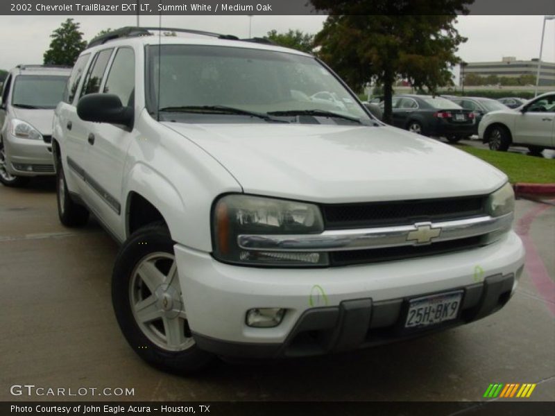 Summit White / Medium Oak 2002 Chevrolet TrailBlazer EXT LT