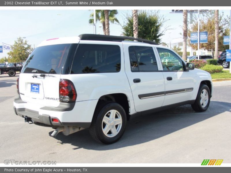 Summit White / Medium Oak 2002 Chevrolet TrailBlazer EXT LT