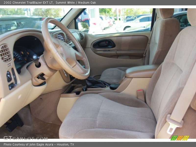 Summit White / Medium Oak 2002 Chevrolet TrailBlazer EXT LT