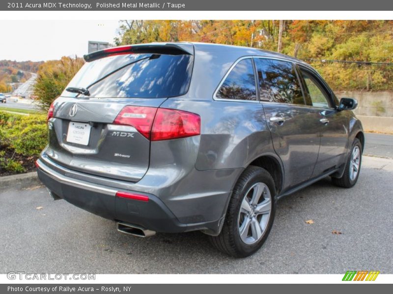 Polished Metal Metallic / Taupe 2011 Acura MDX Technology