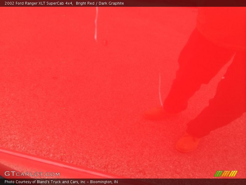 Bright Red / Dark Graphite 2002 Ford Ranger XLT SuperCab 4x4