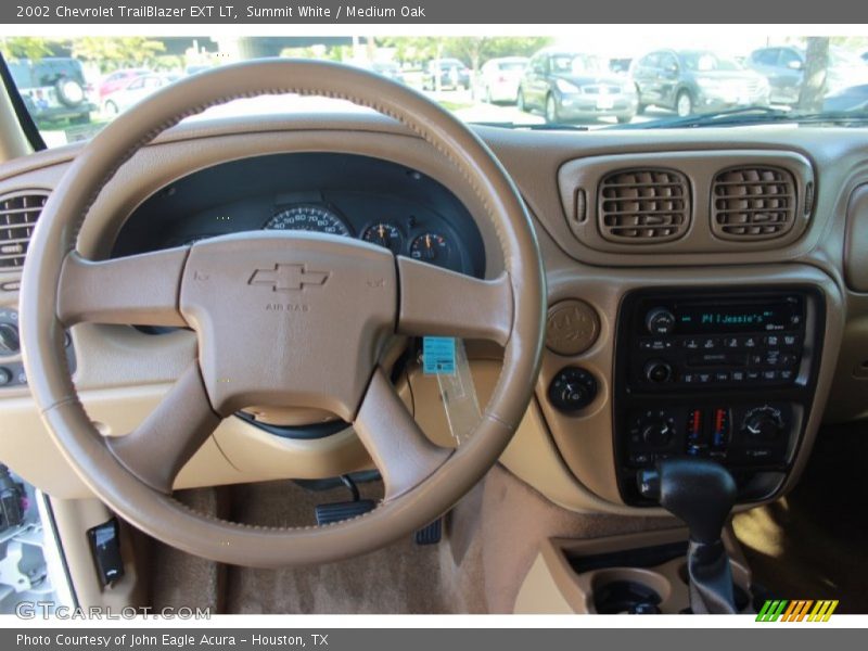 Summit White / Medium Oak 2002 Chevrolet TrailBlazer EXT LT