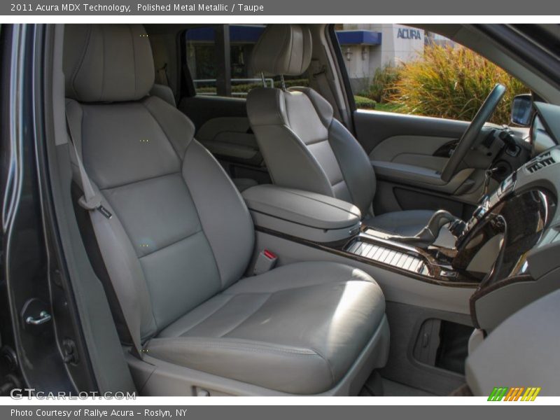 Polished Metal Metallic / Taupe 2011 Acura MDX Technology