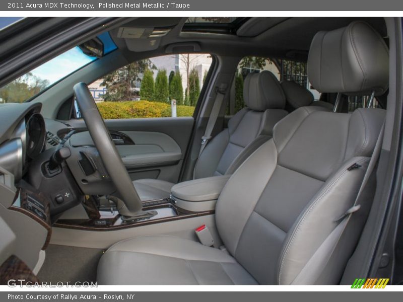 Polished Metal Metallic / Taupe 2011 Acura MDX Technology