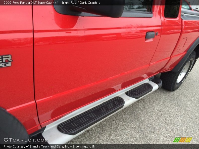 Bright Red / Dark Graphite 2002 Ford Ranger XLT SuperCab 4x4