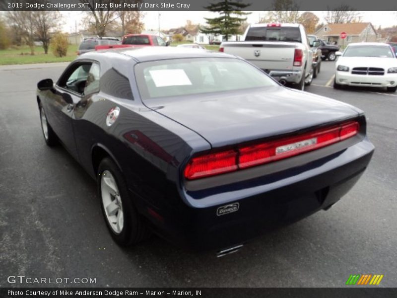 Jazz Blue Pearl / Dark Slate Gray 2013 Dodge Challenger SXT