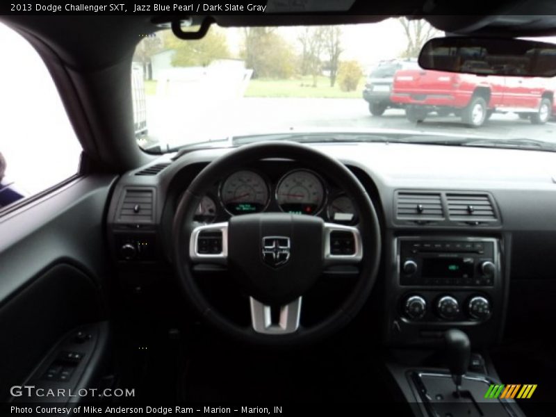 Jazz Blue Pearl / Dark Slate Gray 2013 Dodge Challenger SXT