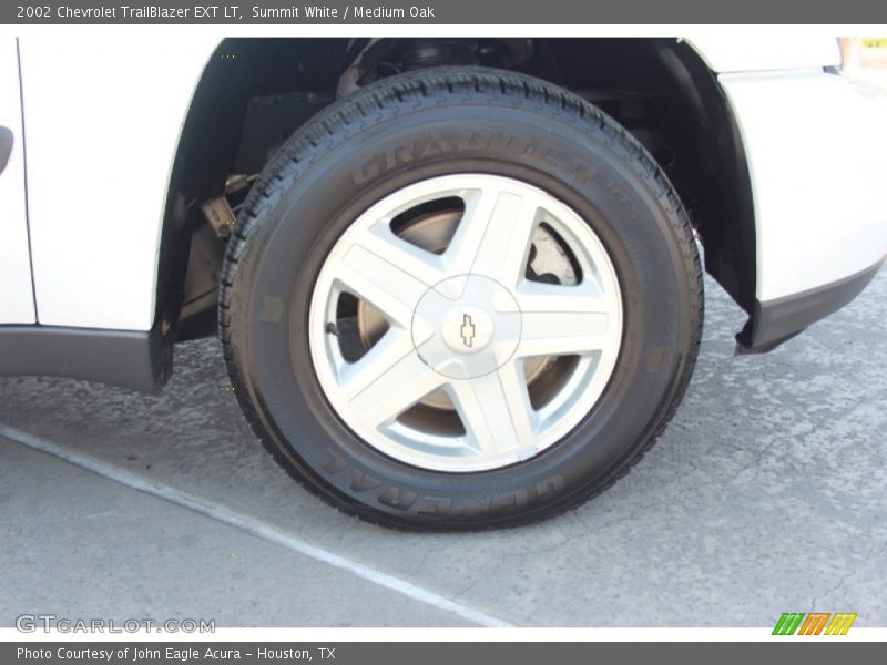 Summit White / Medium Oak 2002 Chevrolet TrailBlazer EXT LT