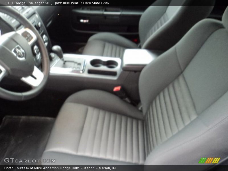 Jazz Blue Pearl / Dark Slate Gray 2013 Dodge Challenger SXT